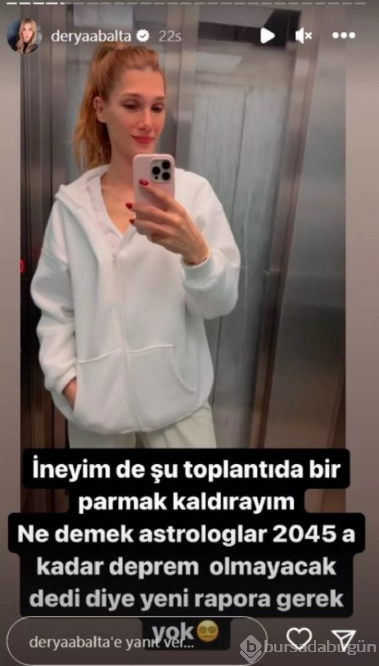 Derya Balta: Astrologlar 2045'e kadar deprem olmayacak dedi