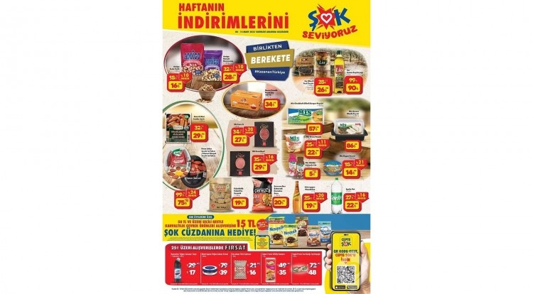 ŞOK 8 - 14 Mart aktüel kataloğu indirimli ürünler listesi yayınlandı
