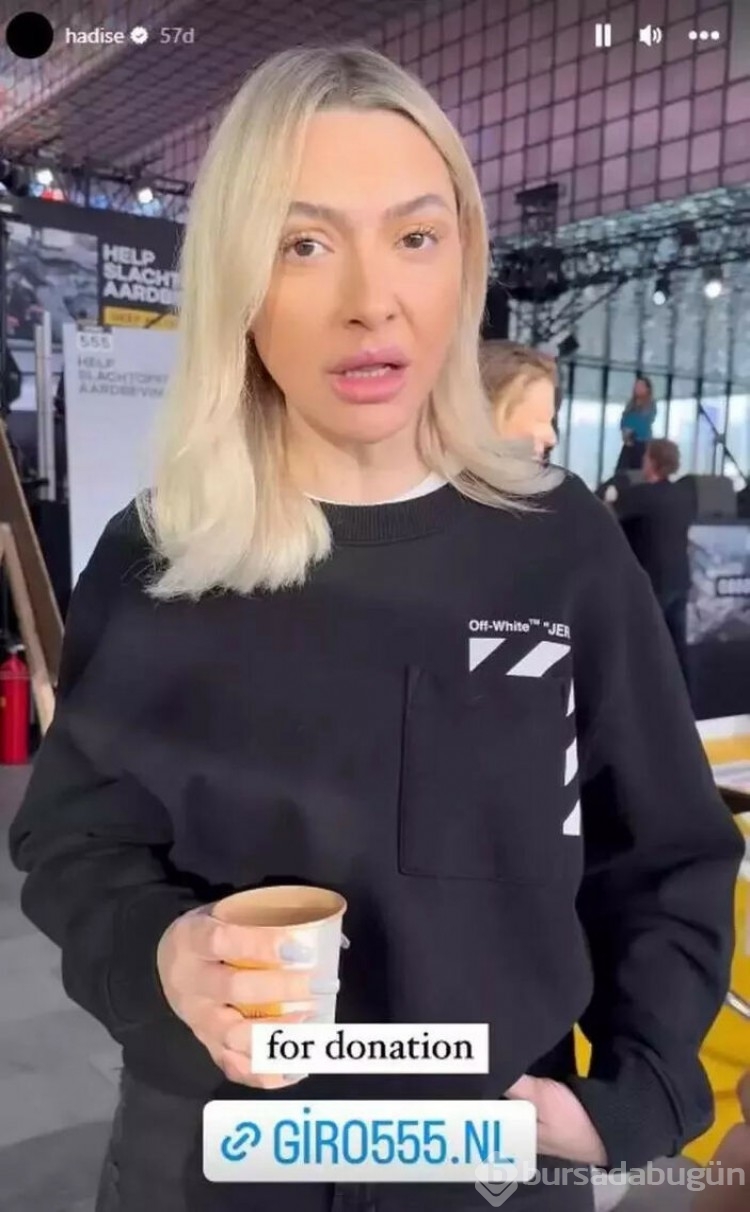 Hadise'nin katıldığı yardım kampanyasında 11.6 milyon euro para elde edildi

