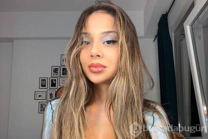 Fenomen Merve Taşkın Göğüslerini saçıyla kapattı