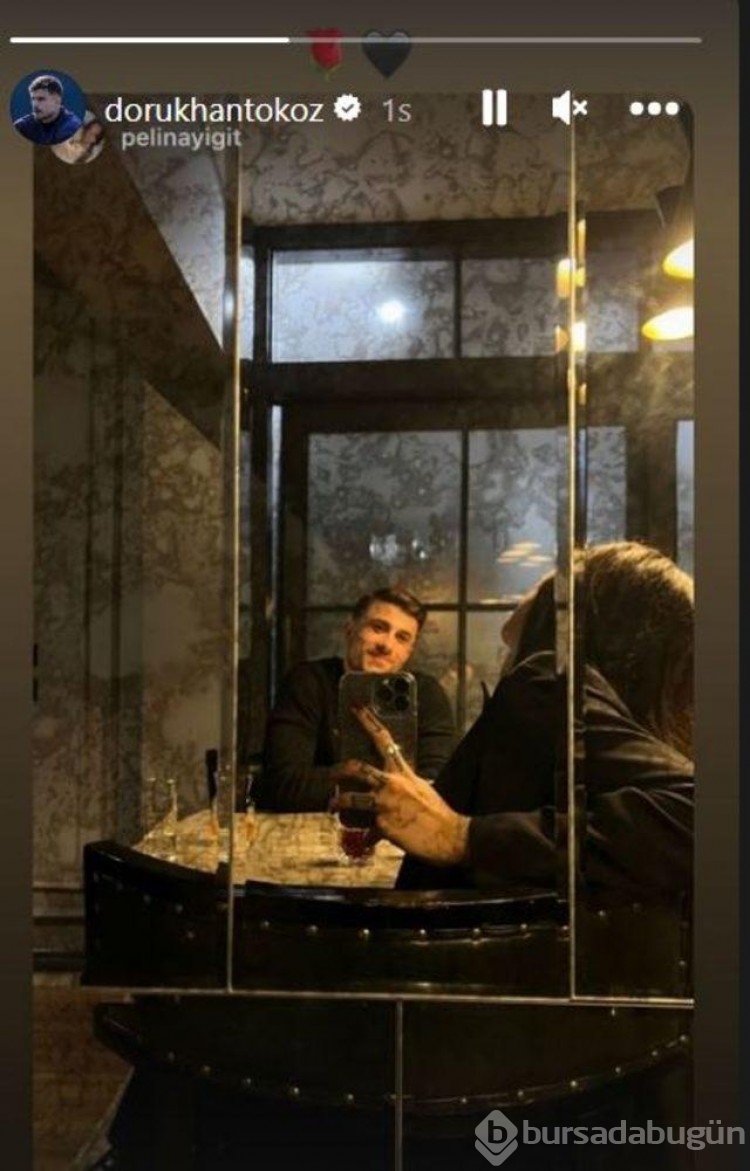 Futbolcu Dorukhan Toköz'den Pelinay İgit paylaşımı