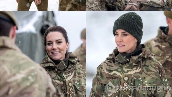 Kate Middleton askeri tatbikata katıldı