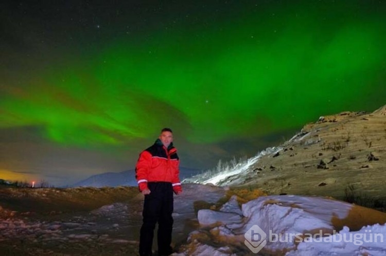 Türk çift kuzey ışıklarını eşsiz fotoğrafladı
