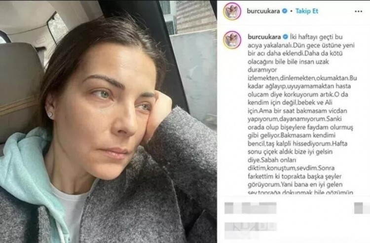 Burcu Kara depremzede bebeğe süt annesi olduğunu açıkladı

