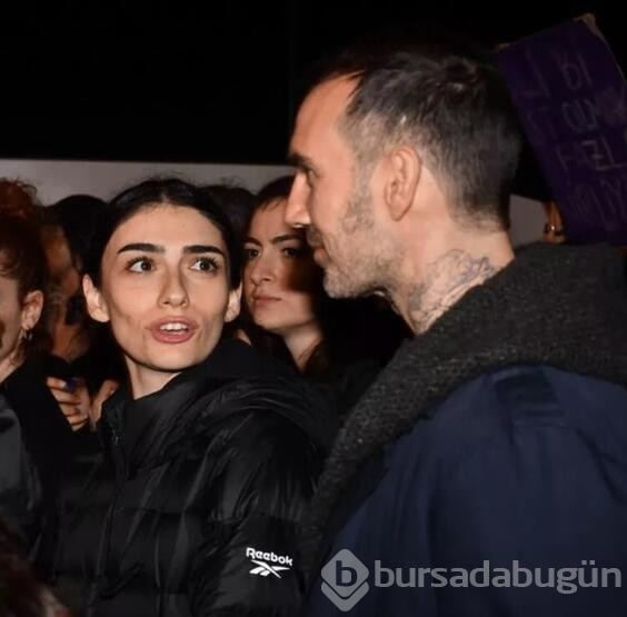 Hazar Ergüçlü'nün panik anları objektiflere yansıdı