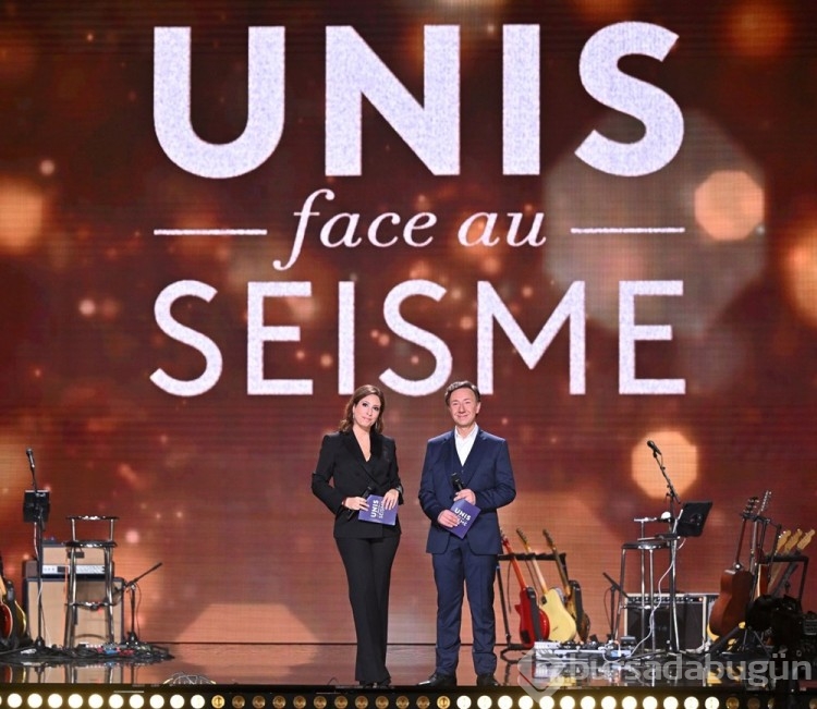 Paris'te depremzedeler için konser verildi
