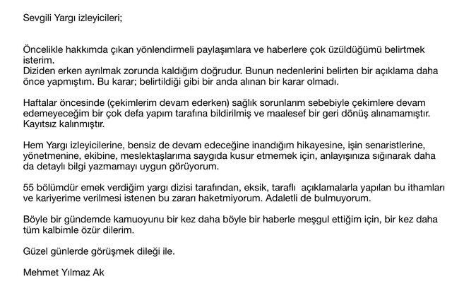 Yargı'nın Pars'ı Mehmet Yılmaz Ak açtı ağzını yumdu gözünü!