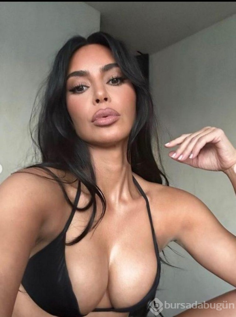 Kim Kardashian'ın yatak pozuna beğeni yağdı!