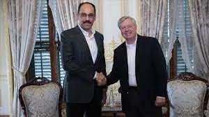 İbrahim Kalın, ABD'li senatörlerle görüştü