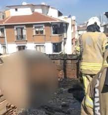 Metruk binada yangın sonrası ceset bulundu