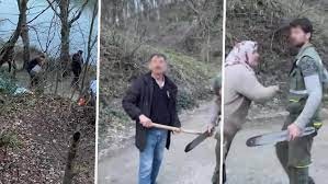 Ormanda dehşet dolu anlar!