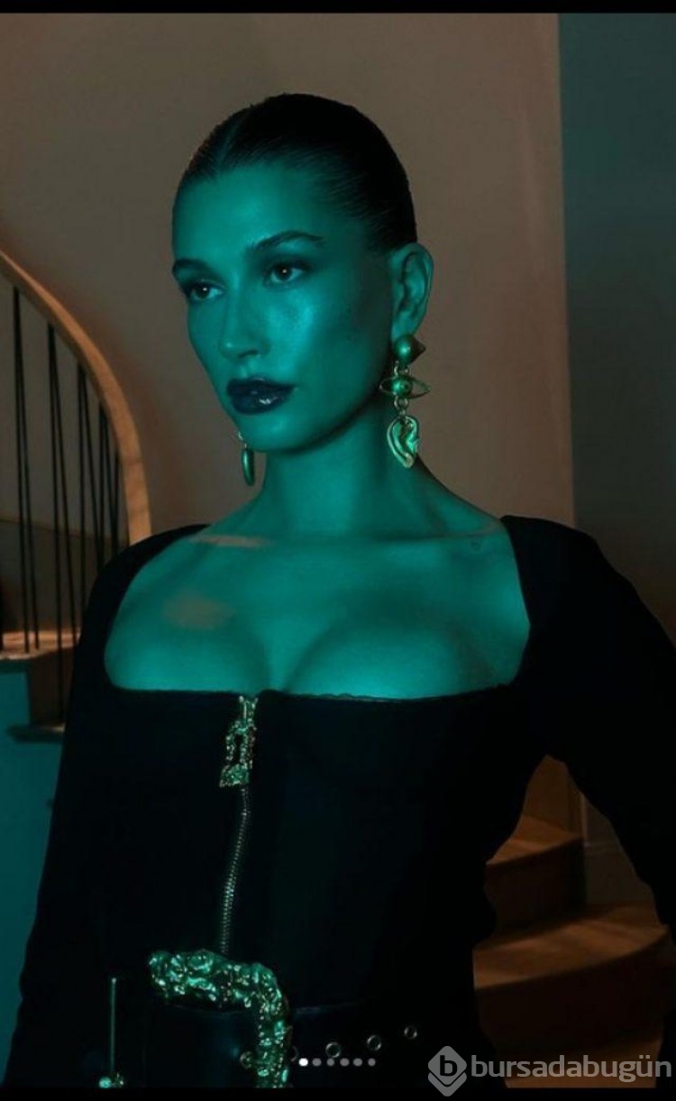 Hailey Bieber'ın iç çamaşırsız pozuna beğeni yağdı!