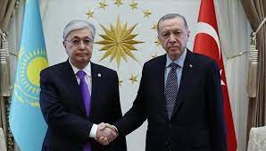 Cumhurbaşkanı Recep Tayyip Erdoğan, Kazakistan Cumhurbaşkanı Kasım Cömert Tokayev ile görüştü