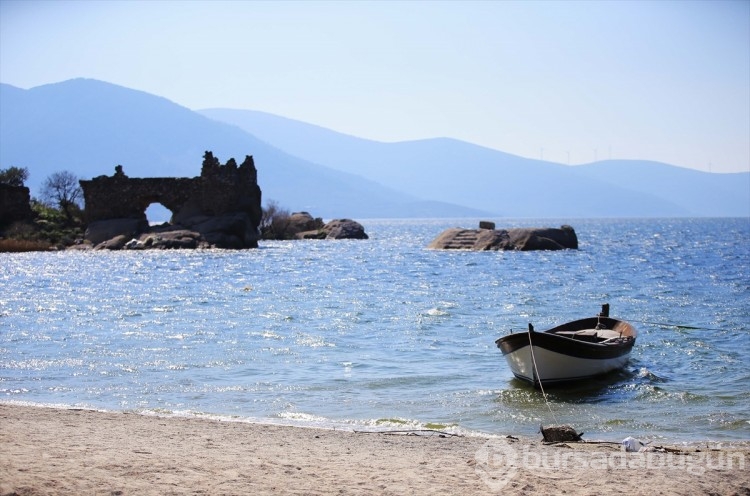 Suyu çekilen Bafra Gölü yağışların ardından eski haline döndü