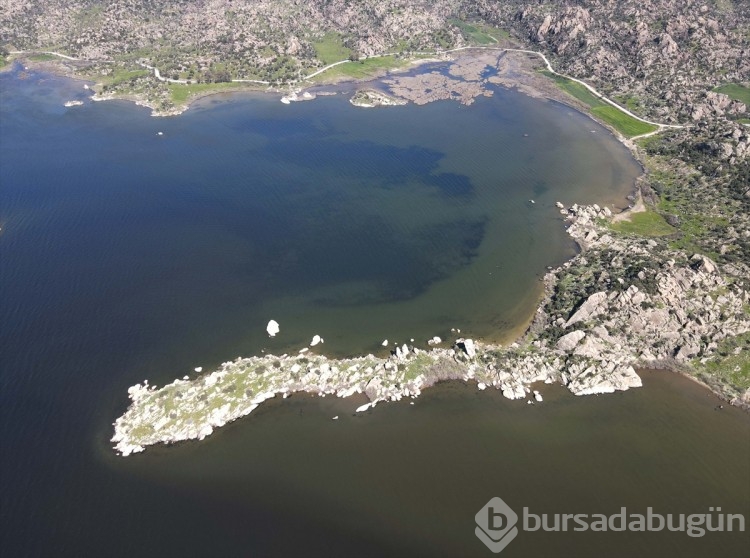 Suyu çekilen Bafra Gölü yağışların ardından eski haline döndü