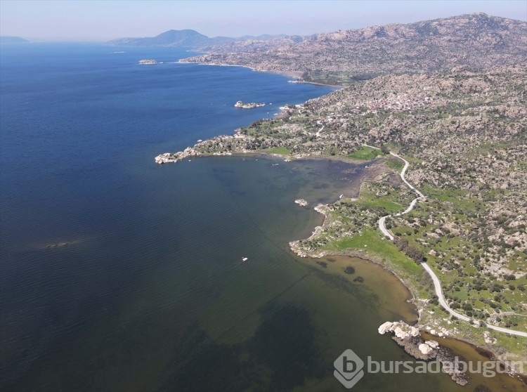 Suyu çekilen Bafra Gölü yağışların ardından eski haline döndü