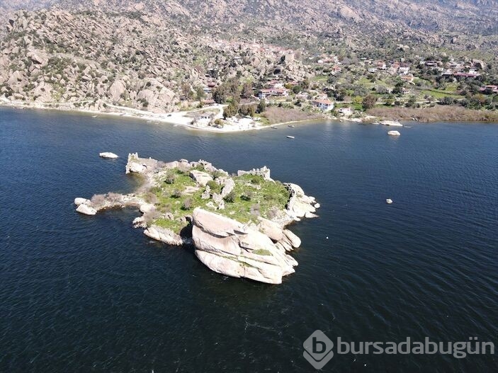 Suyu çekilen Bafra Gölü yağışların ardından eski haline döndü