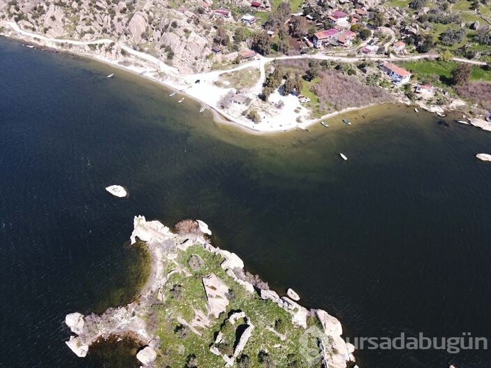 Suyu çekilen Bafra Gölü yağışların ardından eski haline döndü