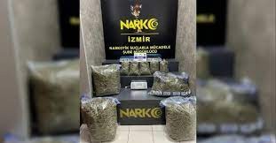 44 kilo 600 gram esrar ele geçirildi