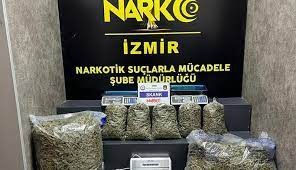 44 kilo 600 gram esrar ele geçirildi