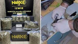 44 kilo 600 gram esrar ele geçirildi
