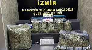 44 kilo 600 gram esrar ele geçirildi