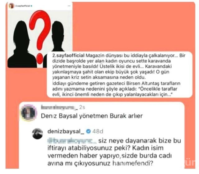 Deniz Baysal'ın Adı setteki yasak aşk skandalına karıştı! Ateş püskürdü