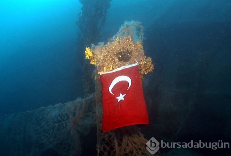 Çanakkale Savaşları'ndan kalma batık gemiler görüntülendi