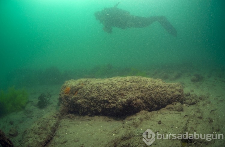 Çanakkale Savaşları'ndan kalma gemiler görüntülendi