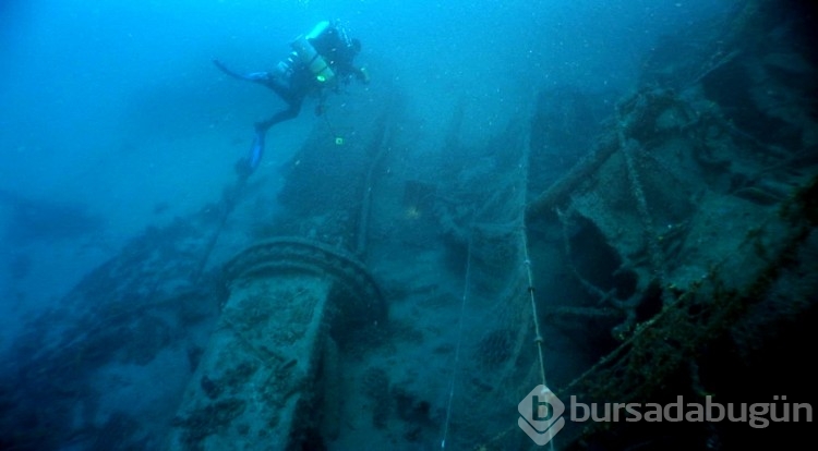 Çanakkale Savaşları'ndan kalma gemiler görüntülendi