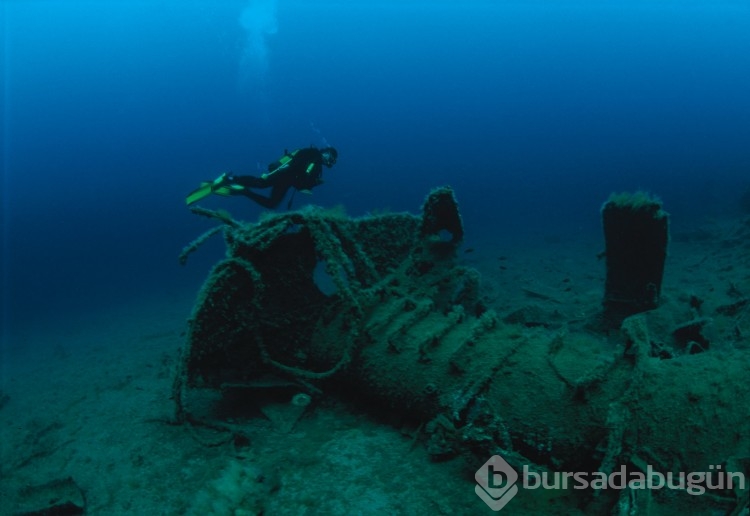 Çanakkale Savaşları'ndan kalma gemiler görüntülendi