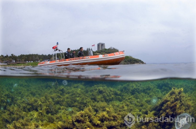 Çanakkale Savaşları'ndan kalma gemiler görüntülendi