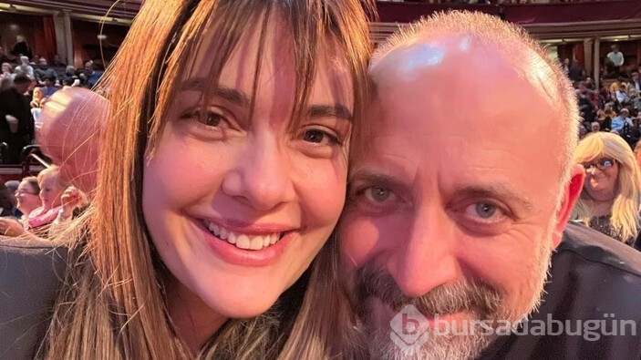 Güzel oyuncu Bergüzar Korel, Londra'da helva kavurdu