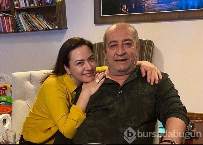Ezgi Sertel babasını son yolculuğuna uğurladı
