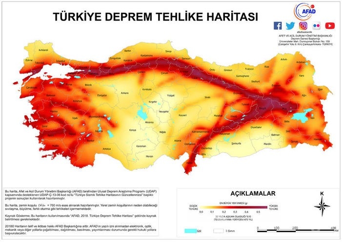 4. derece deprem bölgesiydi, 2. derece oldu!