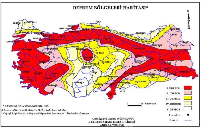 4. derece deprem bölgesiydi, 2. derece oldu!