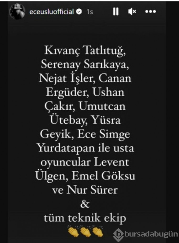 Ece Uslu, Aile dizisini beğendiğini söyledi
