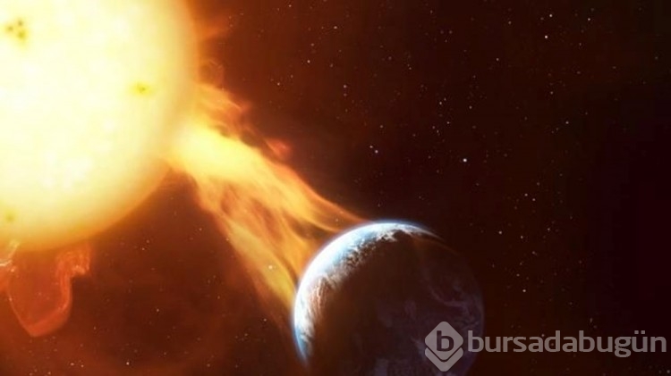Dünya'dan 14 kat daha büyük Güneş fırtınası görüntülendi