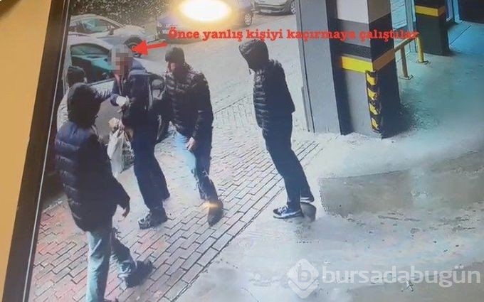 İş insanının kaçırıldığına dair görüntüler ortaya çıktı!
