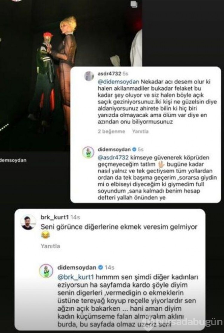 Didem Soydan'ın takipçisine verdiği cevap olay oldu!