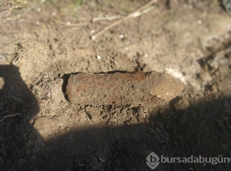 Gelibolu'da patlamamış top mermileri bulundu