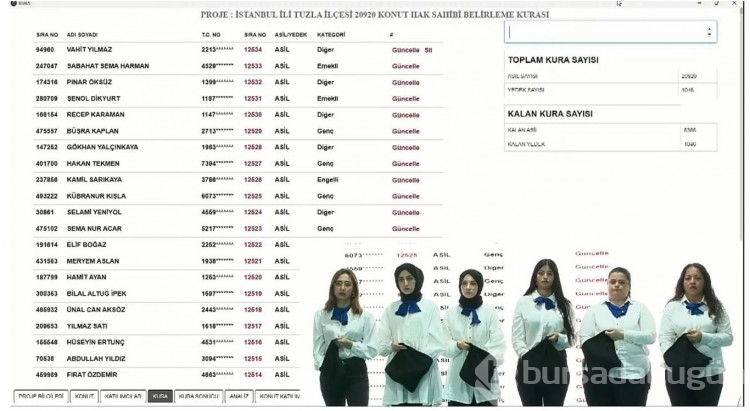 TOKİ İstanbul Tuzla kura sonuçları ve isim listesi sorgulama