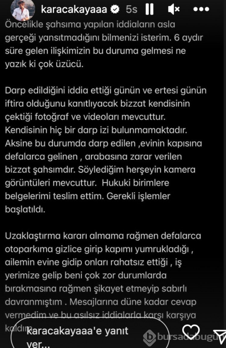 Batuhan Karacakaya, eski sevgilisi Ayşe Aslanpay'ı darp etti mi?