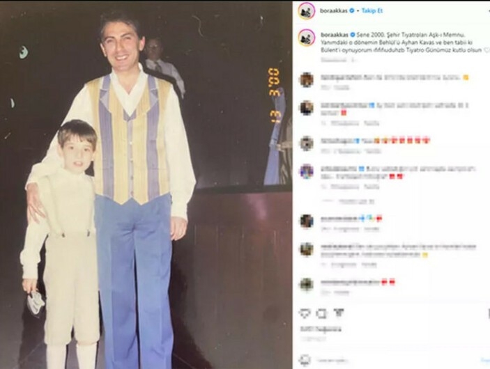 Bora Akkaş Dünya Tiyatrolar Günü'ne özel paylaşım yaptı