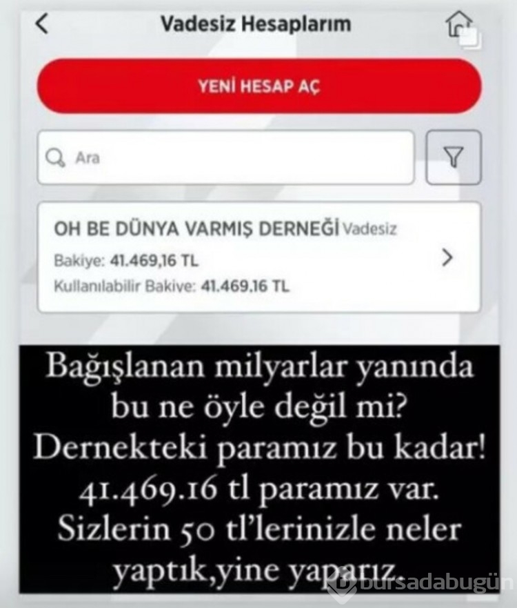 Bergüzar Korel, depremzedeler için topladıkları yardım parasını gösterdi