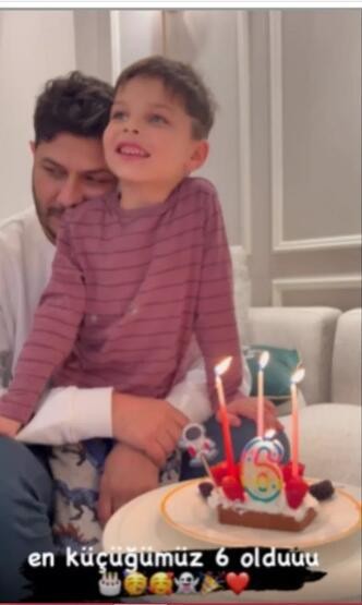 Pelin Karahan'ın küçük oğlu 6 yaşına bastı
