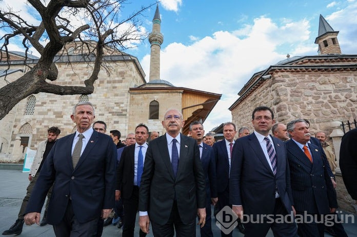 Kılıçdaroğlu Konya'da! Mevlana Müzesi'ni ziyaret etti, gençlerle kahve içti