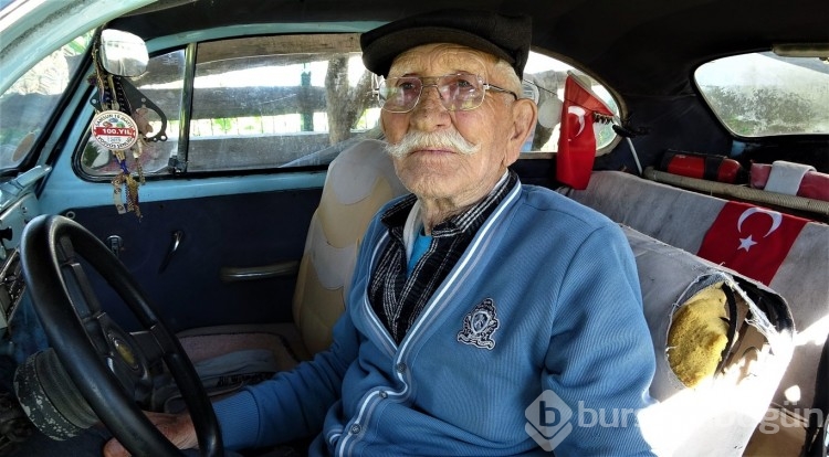 1962 model vosvosuna gözü gibi bakıyor