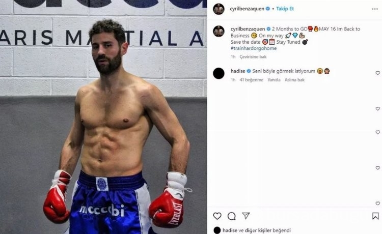 Hadise eski aşkı Fransız kick boks şampiyonu Cyril Benzaquen'e geri mi döndü? 