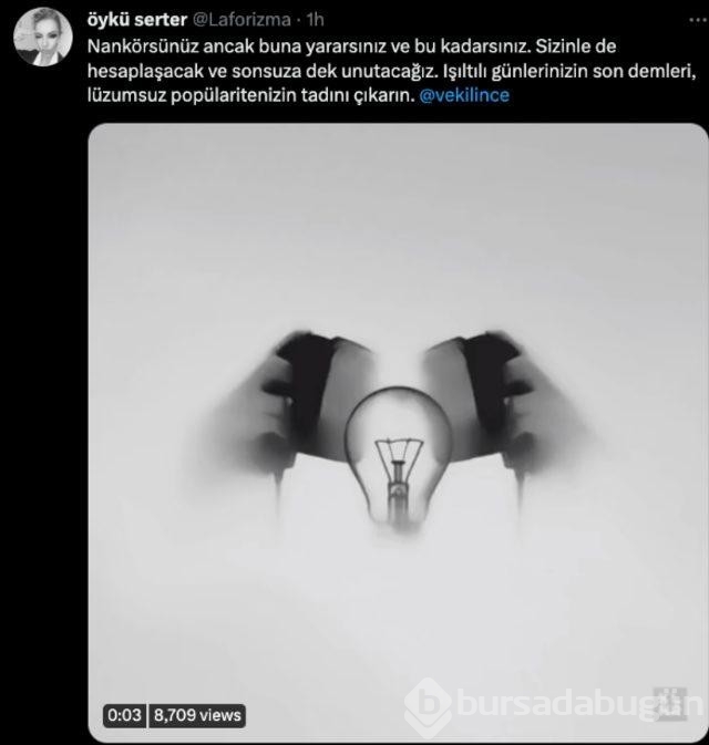 Sunucu Öykü Serter'den siyasilere sert sözler!